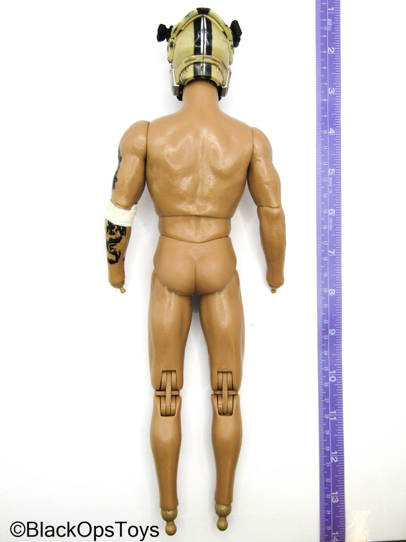 Load image into Gallery viewer, Male Base Body w/Helmeted Head Sculpt &amp; Stand
