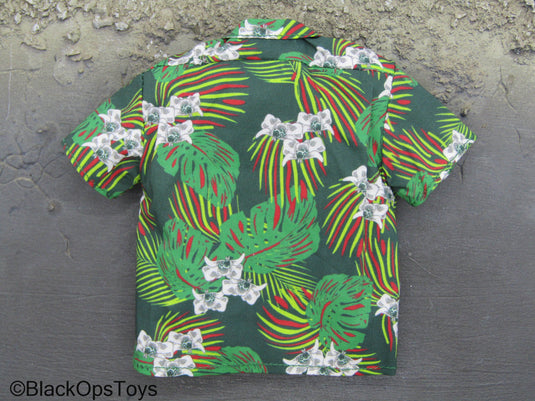 BTTF - Doc Brown - Green Tropic Shirt