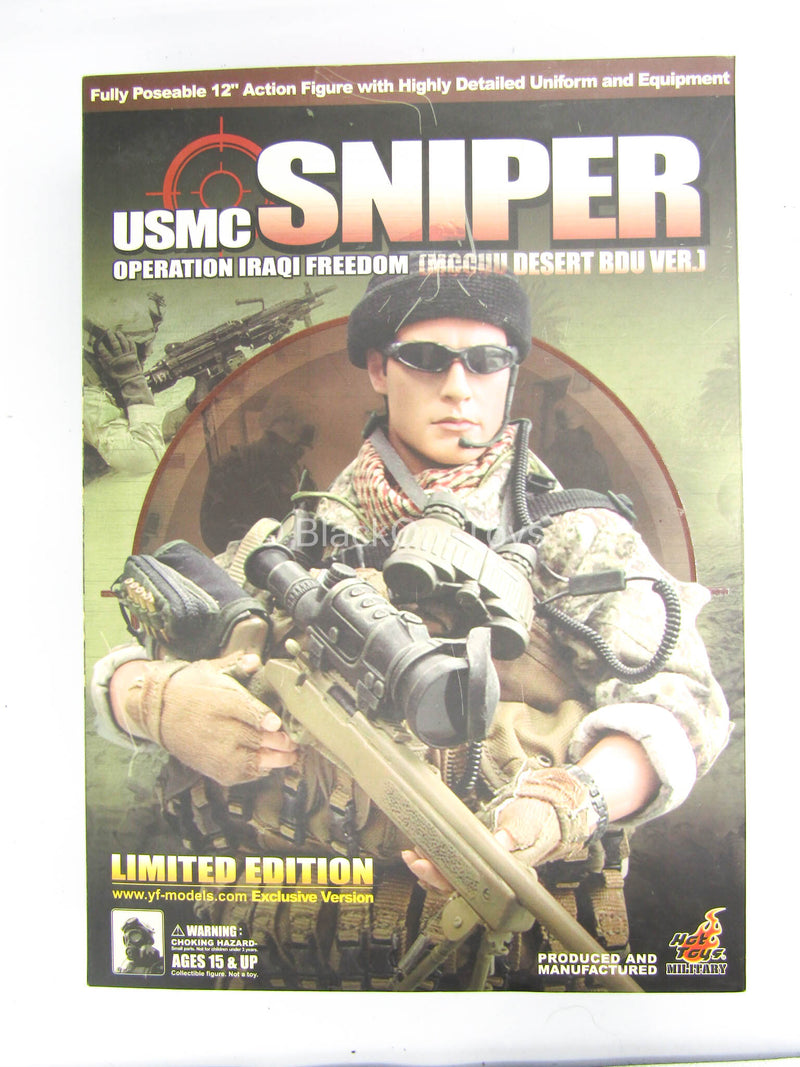 Load image into Gallery viewer, USMC Sniper OIF MCCUU Desert BDU Ver. LIMITED EDITION - MINT IN BOX
