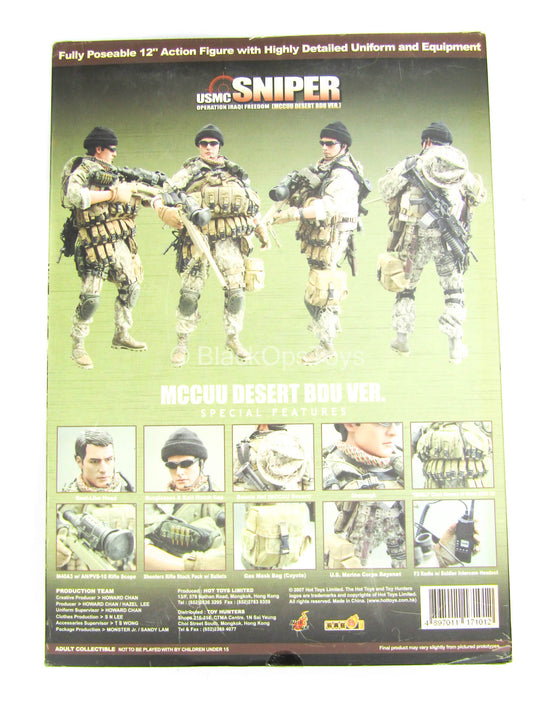 USMC Sniper OIF MCCUU Desert BDU Ver. LIMITED EDITION - MINT IN BOX