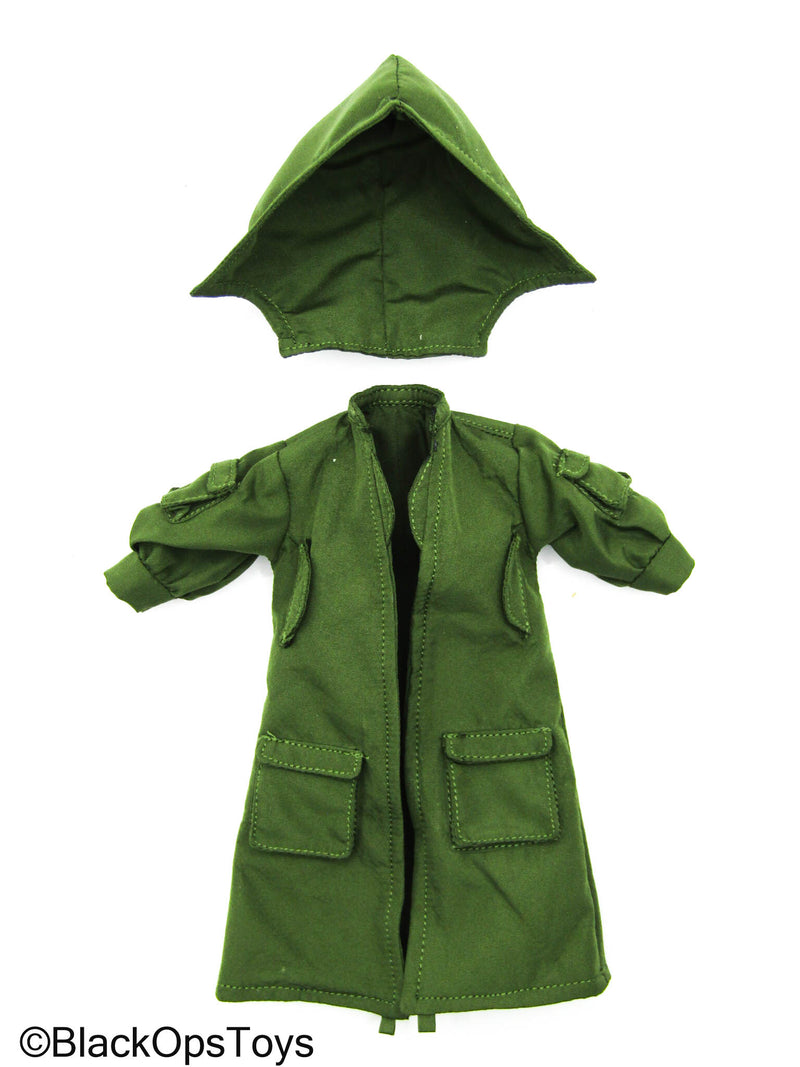 Load image into Gallery viewer, Sniper Girl - Green Wired Female Coat w/Hood
