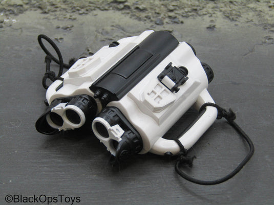 White Sci-fi Binoculars