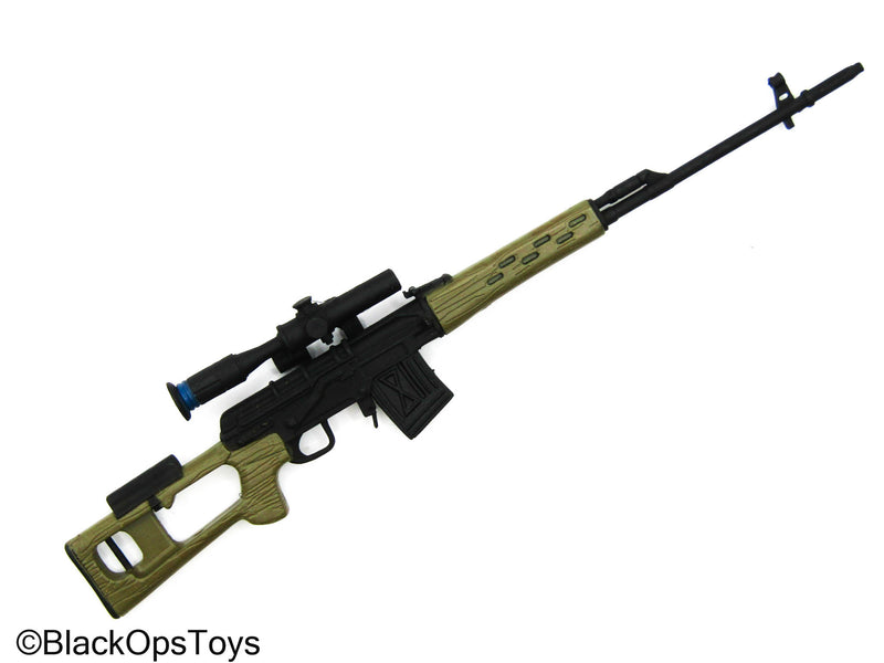 Load image into Gallery viewer, Black &amp; Tan Dragunov Sniper Rifle
