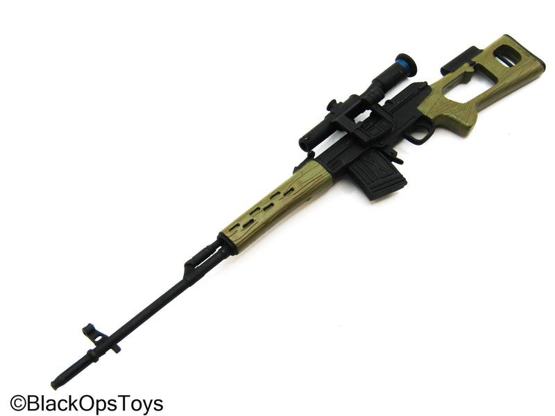 Load image into Gallery viewer, Black &amp; Tan Dragunov Sniper Rifle
