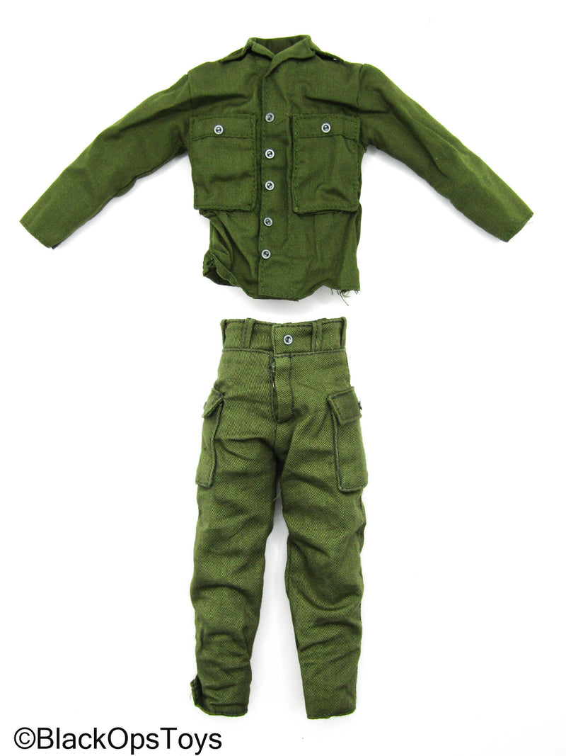 Load image into Gallery viewer, WWII - Green Combat Uniform Set
