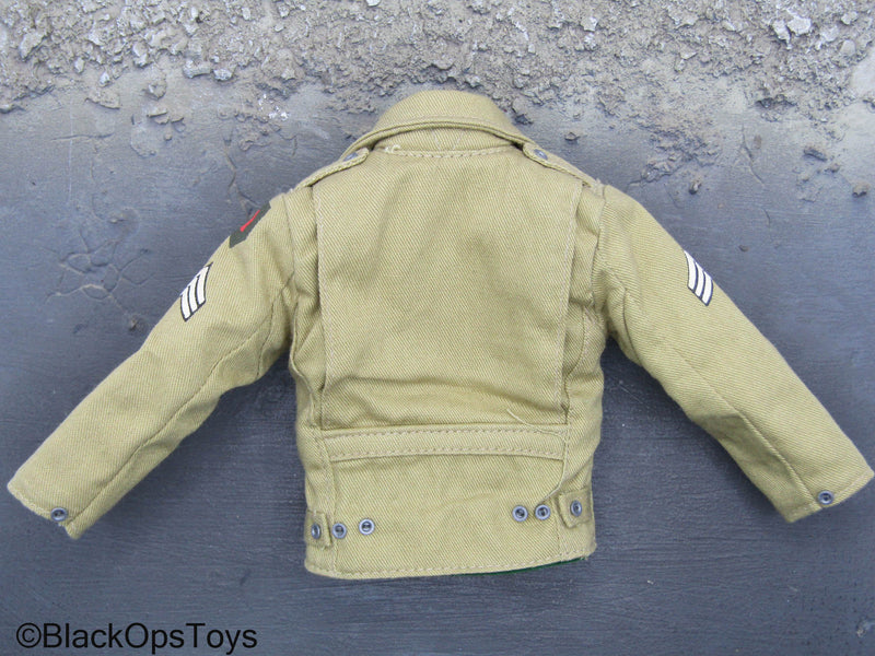 Load image into Gallery viewer, WWII - Tan M41 Sergeant Jacket w/Green Inner Lining
