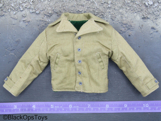 WWII - Tan M41 4th Division Jacket w/Green Inner Lining