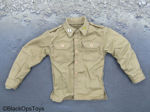 WWII - Tan Military Police Captain's Tan Shirt