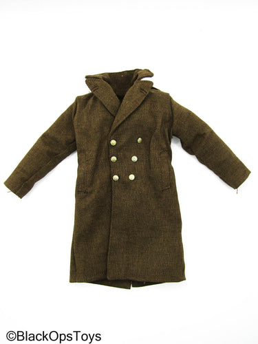 WWII - Brown Officers Overcoat