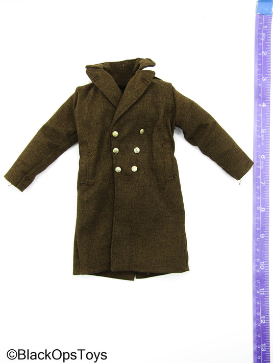 WWII - Brown Officers Overcoat