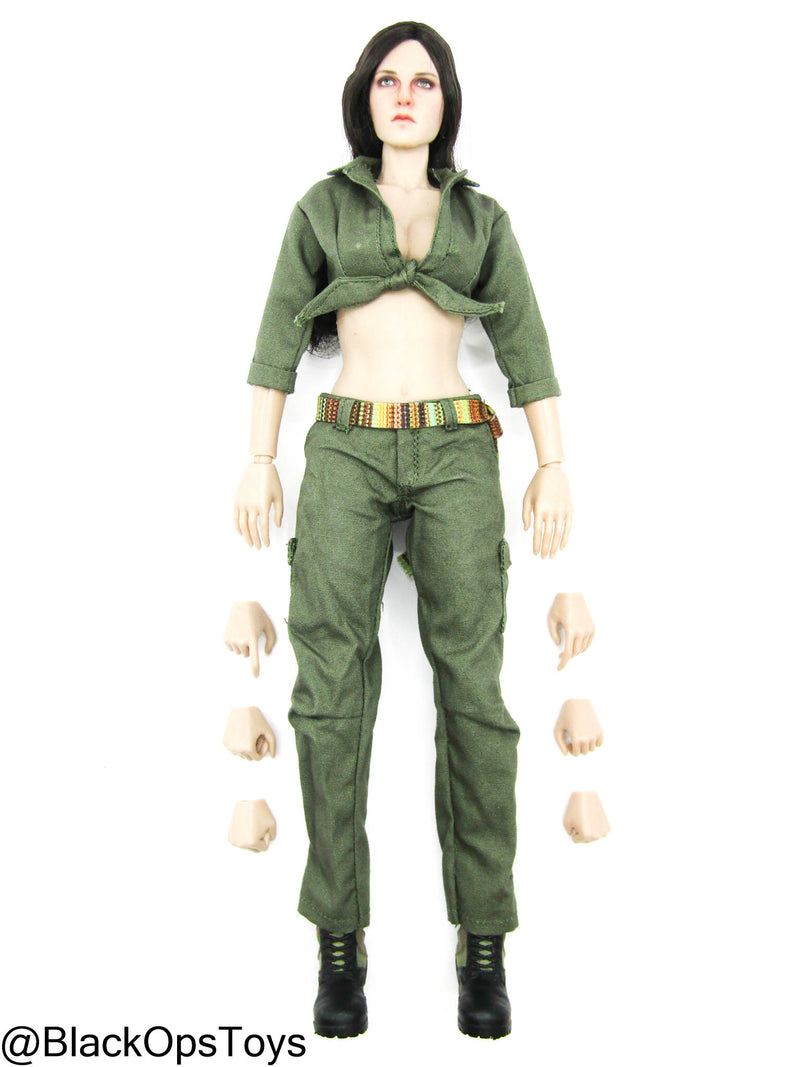 Load image into Gallery viewer, Vietnam Era Female - Female Base Dressed Body w/Head Sculpt
