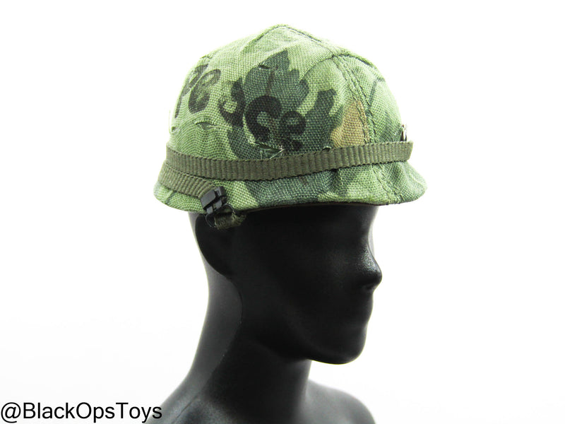 Load image into Gallery viewer, Vietnam Era Female - ERD Leaves Camo Helmet
