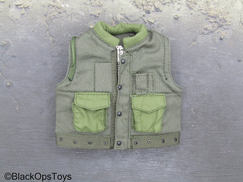 Vietnam Era Male - OD Green Combat Vest