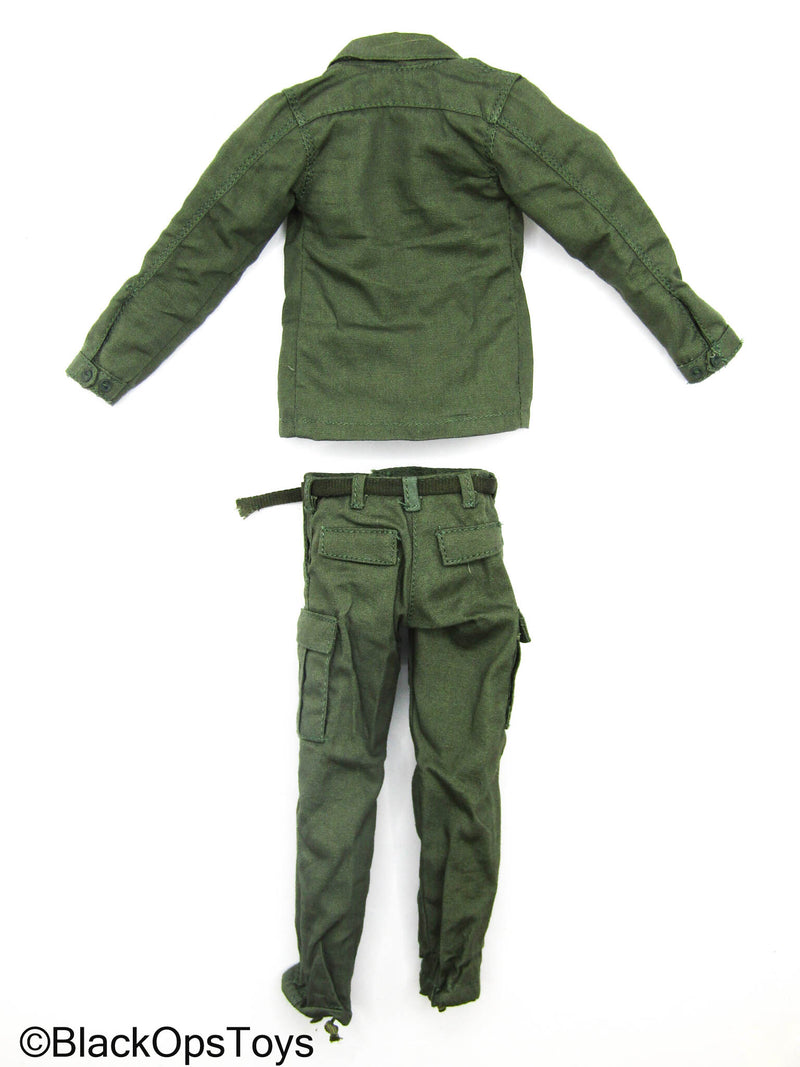 Load image into Gallery viewer, Vietnam Era Male - OD Green Uniform Set w/Belt
