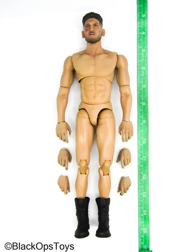 Load image into Gallery viewer, Punishman Frank - Male Base Body w/Head Sculpt &amp; Boots
