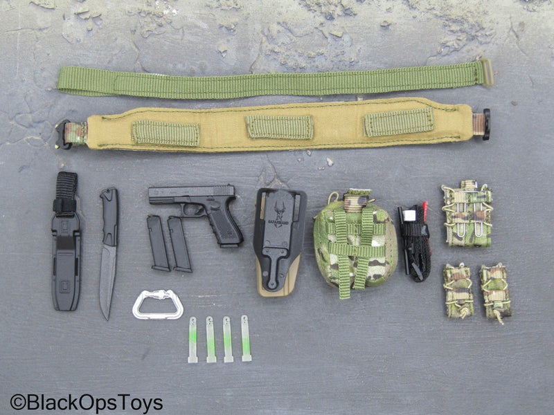 Load image into Gallery viewer, Russian SSO - 9mm Pistol w/Mutlicam MOLLE Battle Belt &amp; Gear Set
