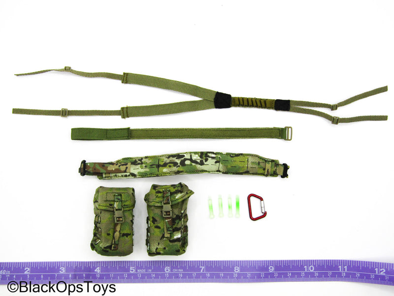 Load image into Gallery viewer, Russian SSO - Multicam MOLLE Battle Belt w/Pouch Set
