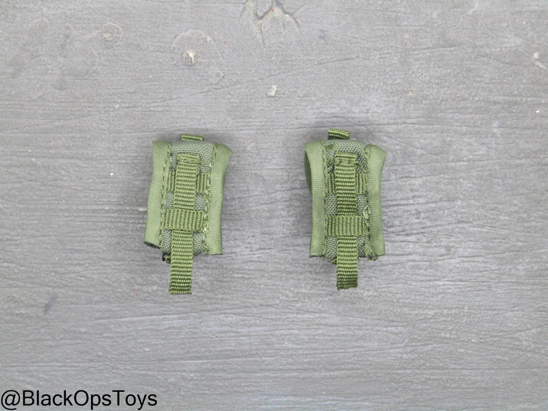 Load image into Gallery viewer, Ukraine Anti Tank Gunner - OD Green MOLLE Grenade Pouch Set (x2)
