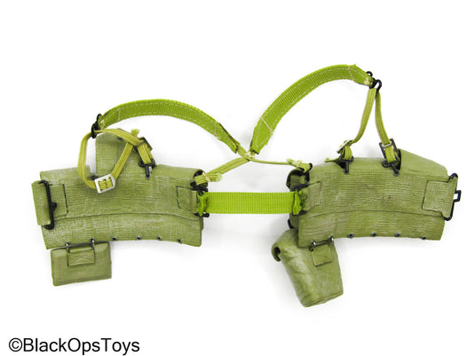 WWII - Tan Battle Belt w/Pouch & Gear Set