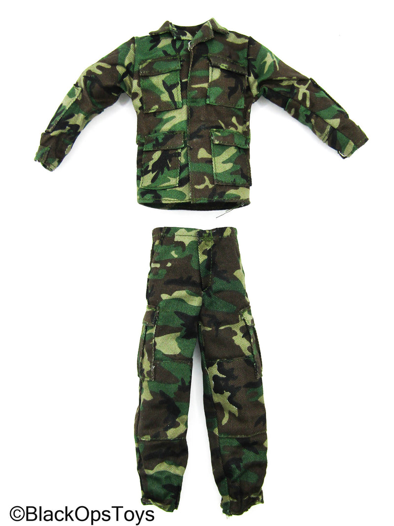 Load image into Gallery viewer, GI Joe - Woodland Camo Combat Uniform Set
