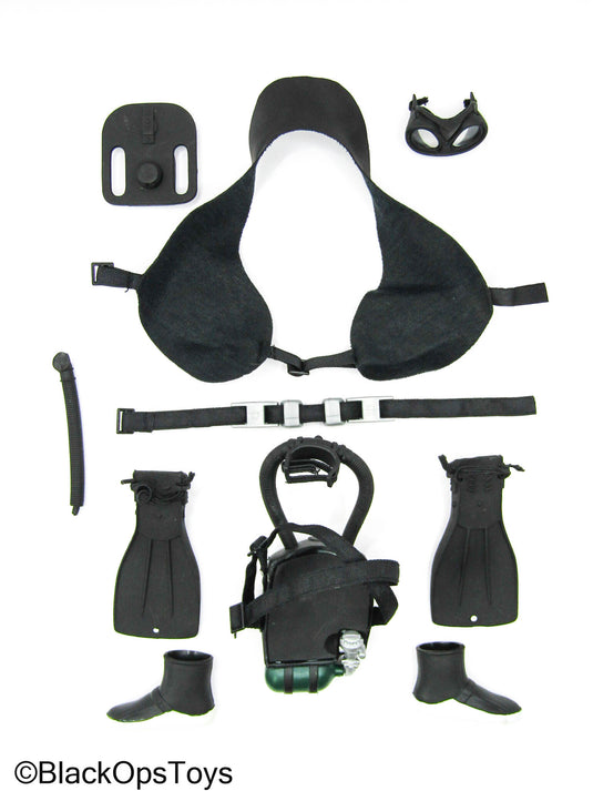 Black Diving Gear Set