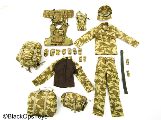 British Desert DPM Camo Complete Uniform & Vest Set 4-Pack - MINT