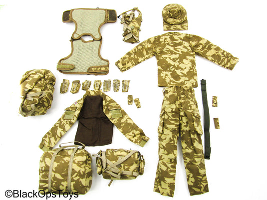 British Desert DPM Camo Complete Uniform & Vest Set 4-Pack - MINT