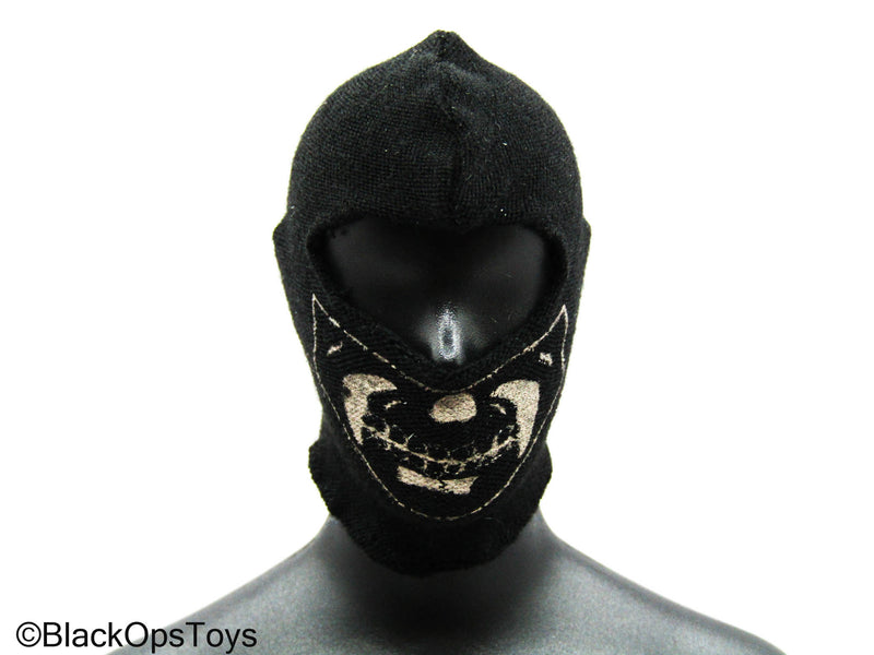 Load image into Gallery viewer, Black Balaclava w/Tan Skull Detail (x3)
