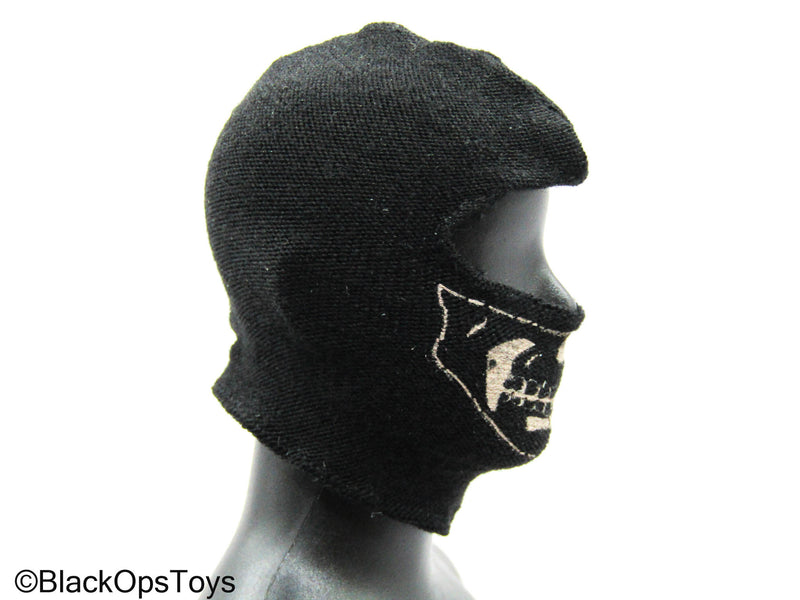 Load image into Gallery viewer, Black Balaclava w/Tan Skull Detail (x3)
