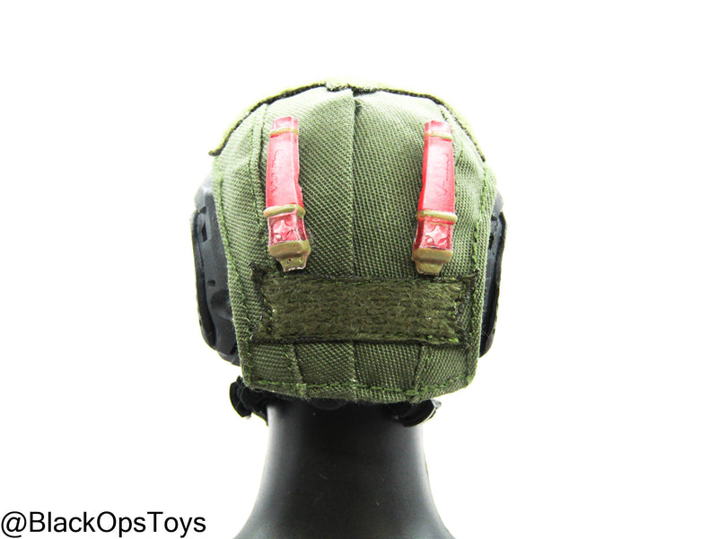 Load image into Gallery viewer, ZERT AMG Juggernaut - OD Green Helmet w/NVG &amp; Face Shield Set
