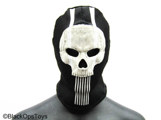 Doomsday Guardian - Black Skull Balaclava w/Gloves