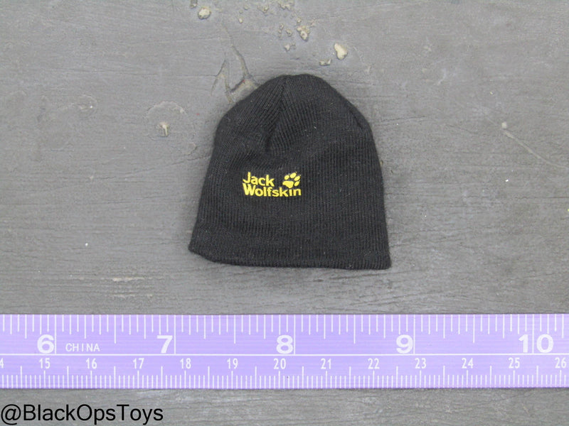 Load image into Gallery viewer, Black Jack Wolfskin Beanie
