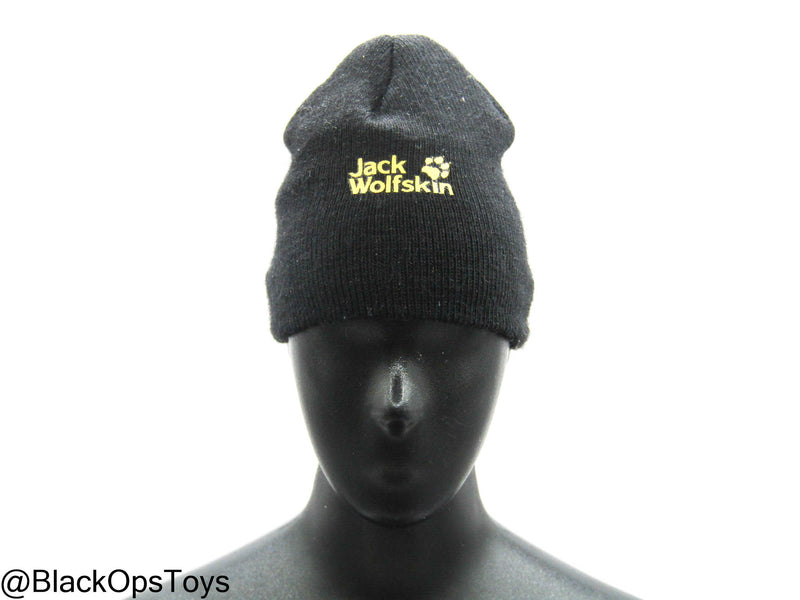 Load image into Gallery viewer, Black Jack Wolfskin Beanie
