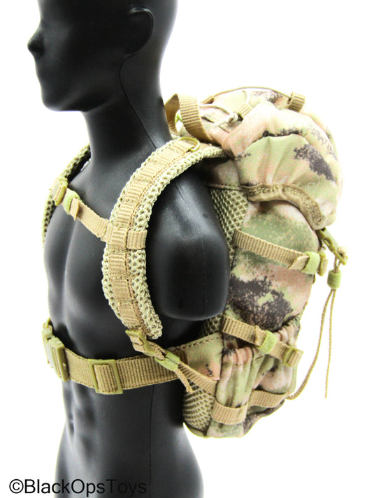 Sharp Shooter - Tan Pixelated Camo Backpack