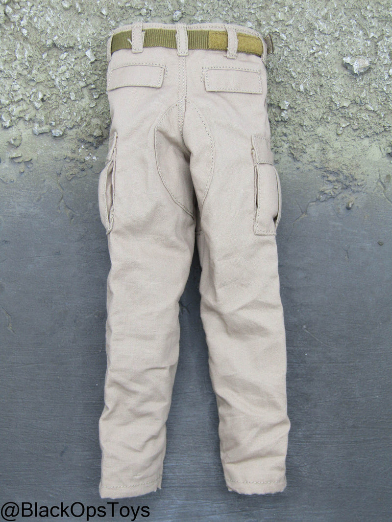 Load image into Gallery viewer, FDE Tan Cargo Pants w/Belt
