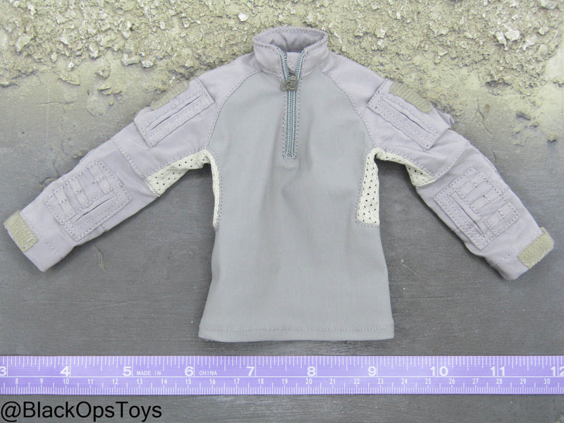 Load image into Gallery viewer, Grey Long Sleeve Combat Shirt
