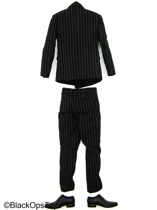 Mental Patient - Black Dress Suit Set w/Black Shoes (Peg Type)