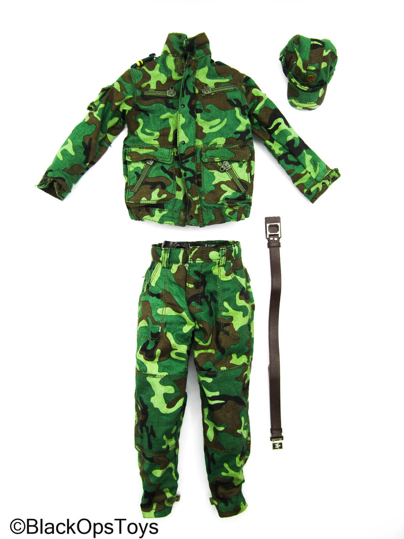 Load image into Gallery viewer, 1980 PLA - DPM Camo Combat Uniform Set
