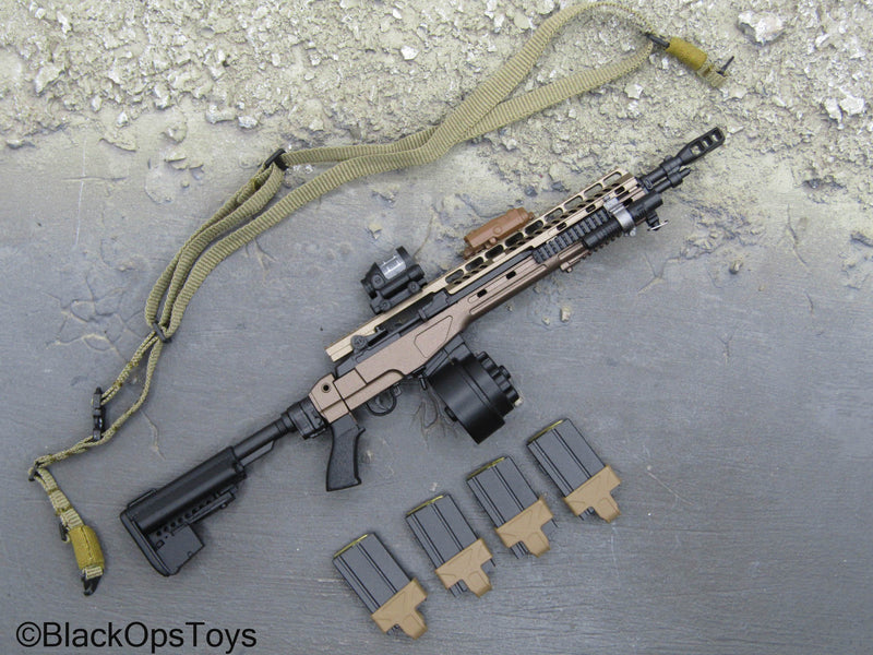 Load image into Gallery viewer, PMC Field RECCE - MA1 Rifle w/Black Feather Stock &amp; Attachments
