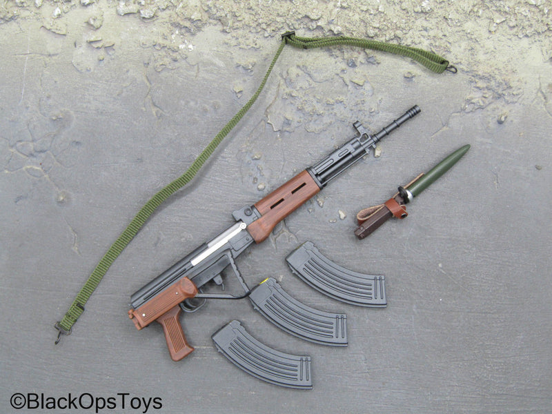 Load image into Gallery viewer, 1980 PLA - AK 47 Rifle w/Sling &amp; Bayonett
