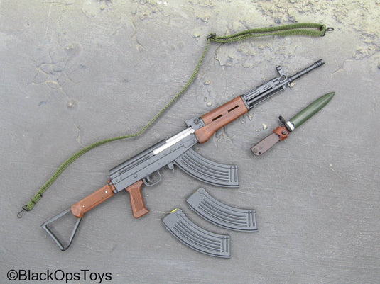 1980 PLA - AK 47 Rifle w/Sling & Bayonett