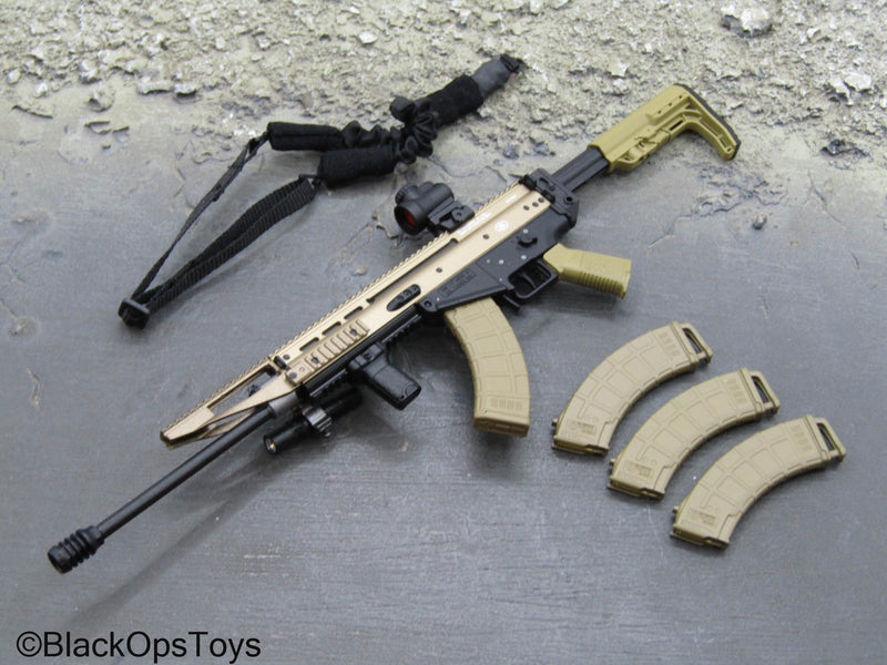 Load image into Gallery viewer, PMC Field RECCE - SCAR AK Rifle w/Attachments
