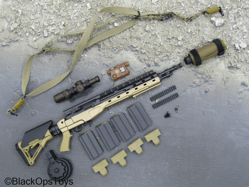 Load image into Gallery viewer, PMC Field RECCE - MA1 Rifle w/Black Feather Stock &amp; Attachments
