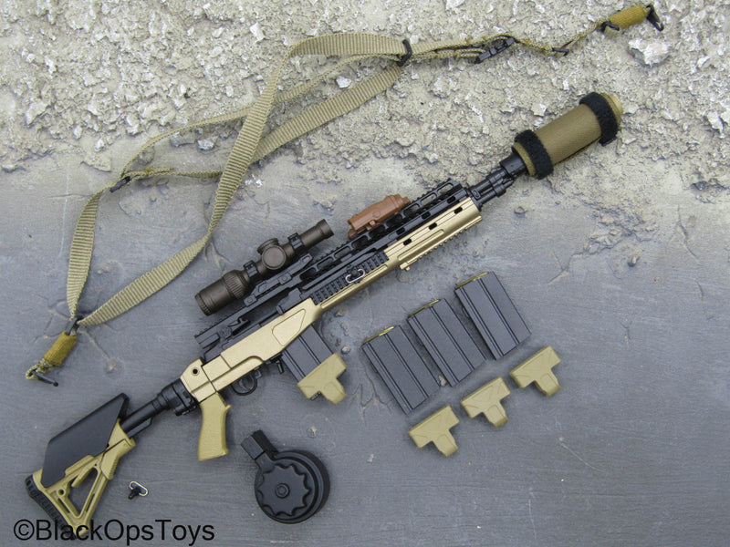 Load image into Gallery viewer, PMC Field RECCE - MA1 Rifle w/Black Feather Stock &amp; Attachments
