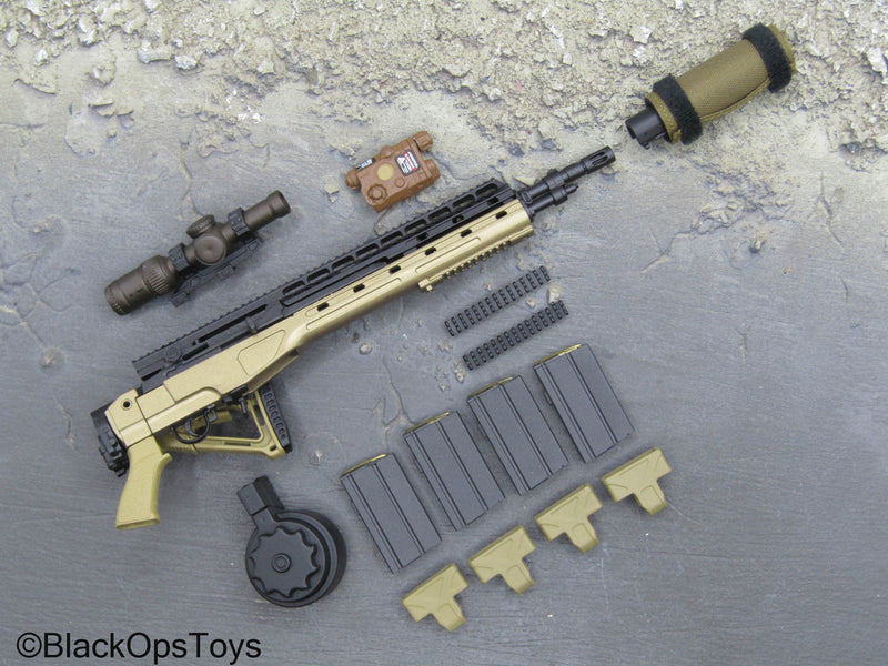 Load image into Gallery viewer, PMC Field RECCE - MA1 Rifle w/Black Feather Stock &amp; Attachments
