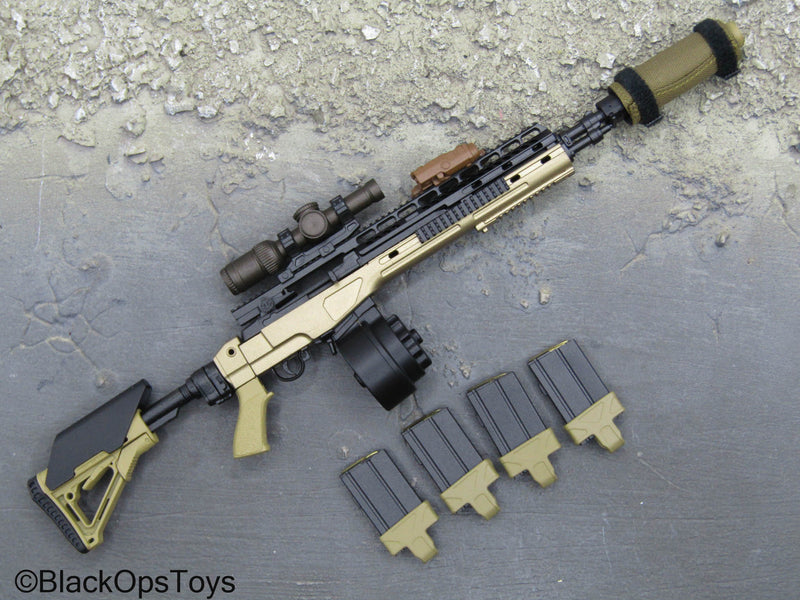 Load image into Gallery viewer, PMC Field RECCE - MA1 Rifle w/Black Feather Stock &amp; Attachments
