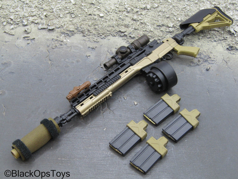 Load image into Gallery viewer, PMC Field RECCE - MA1 Rifle w/Black Feather Stock &amp; Attachments
