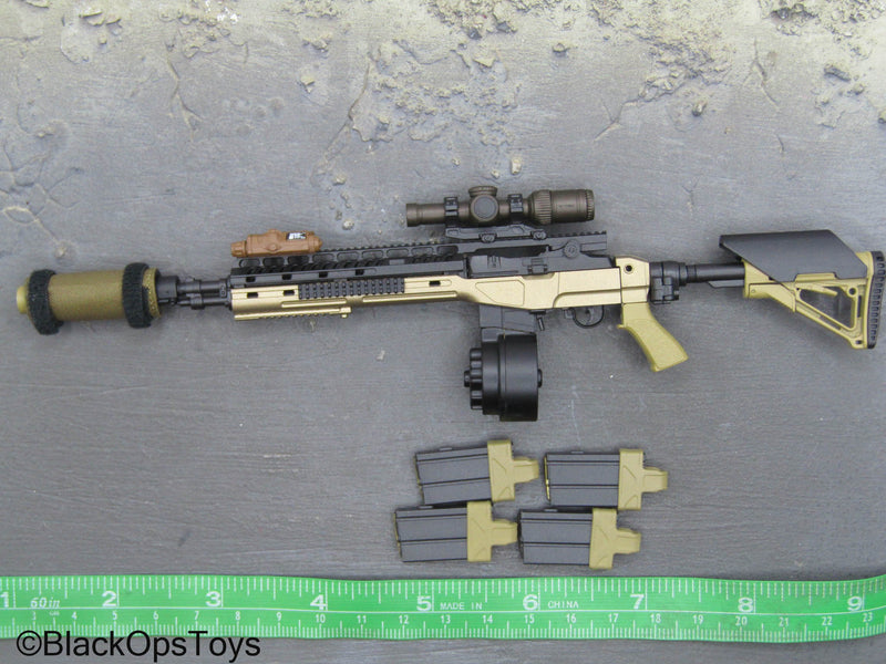 Load image into Gallery viewer, PMC Field RECCE - MA1 Rifle w/Black Feather Stock &amp; Attachments
