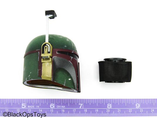 BOBF Boba Fett - Helmeted Head Sculpt w/Detailed Insides