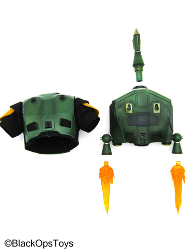 BOBF Boba Fett - Green Body Armor w/Z-6 Jetpack & FX